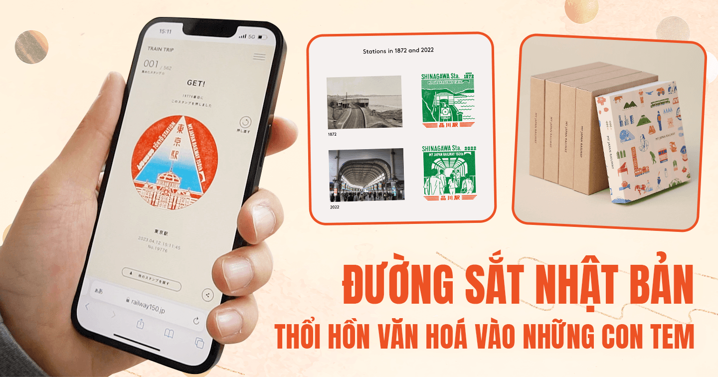 Đường sắt Nhật Bản phát hành những con tem kỹ thuật số nhân kỷ niệm 150 năm thành lập